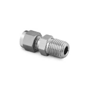 Bore Through Male Connector (Fractional Tube)