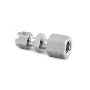Bulkhead Female Connector (Fractional Tube)