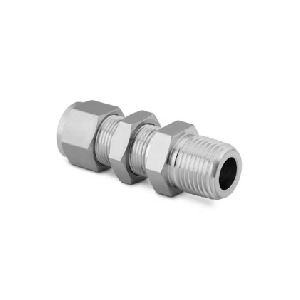Bulkhead Male Connector (Metric Tube)